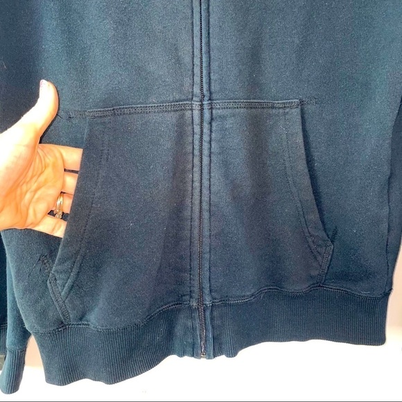 Puma Men’s 1/4 Zip Hoodie – Blue Pullover Sweatshirt, Size Small - Picture 3 of 10